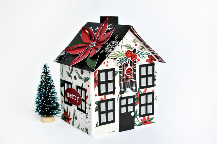 Christmas Market Paper House 1