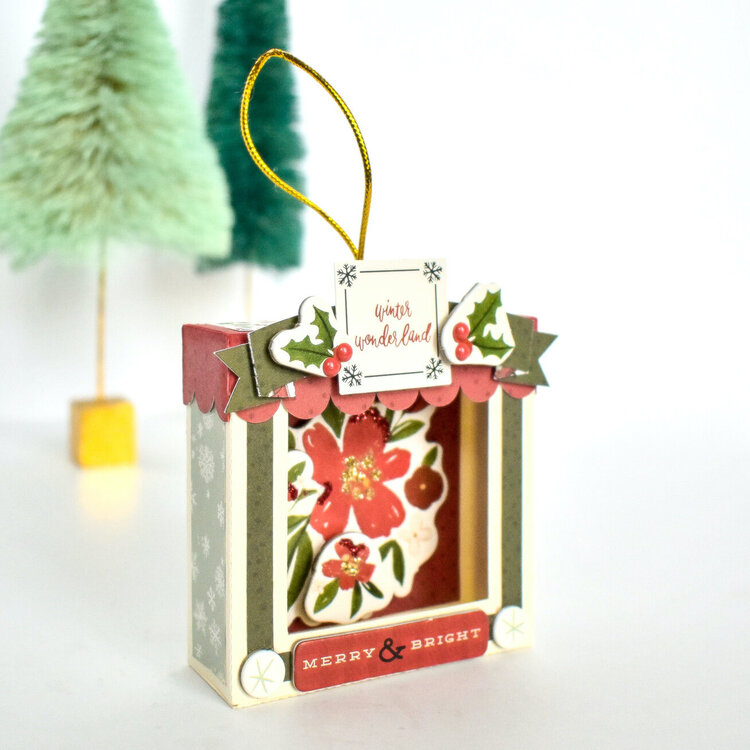 Hello Christmas Merry Box Ornaments