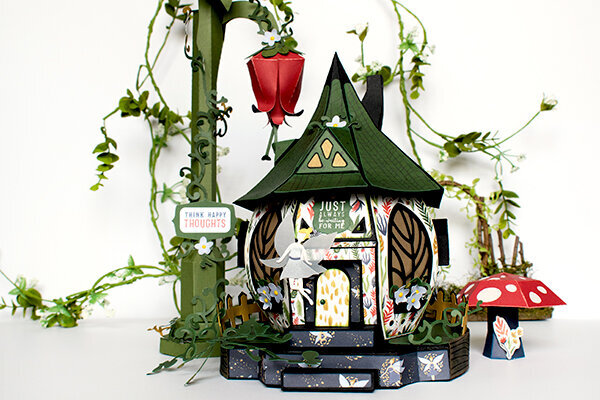 Lost in Neverland Paper Fairy House