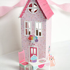 It's Your Birthday Girl Doll house Dollhouse