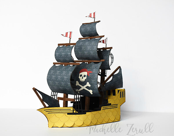 Pirate Tales Paper Pirate Ship