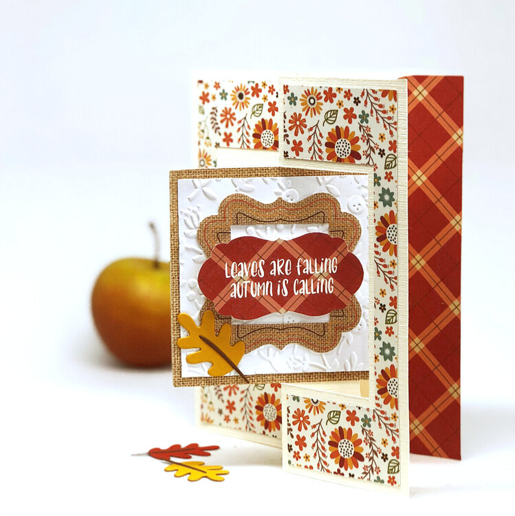 Celebrate Autumn Flip Flap Card
