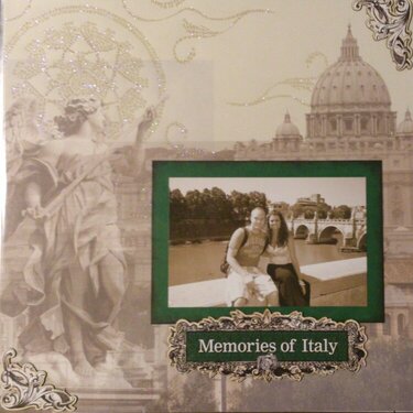 Memories of Italy Introduction page of Album