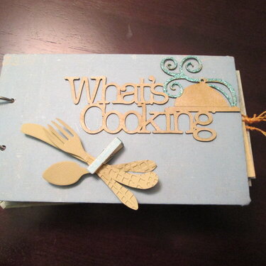 Whats Cooking Recipe Paper Bag Mini Album
