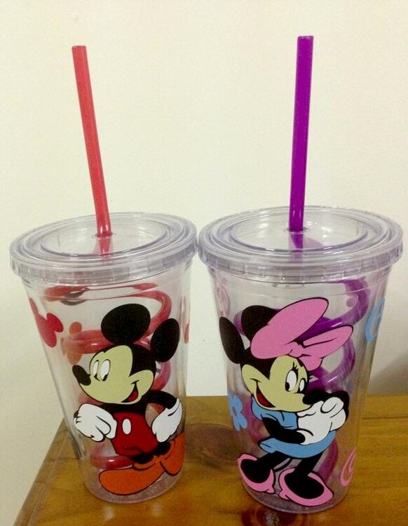 Mickey And Minnie Cups