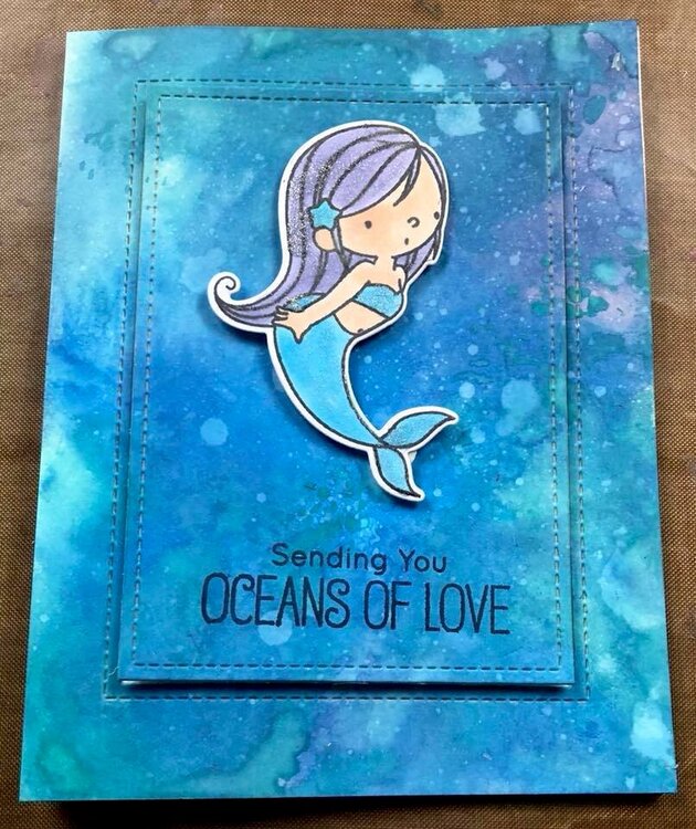 Mermaid Card Using Oxides