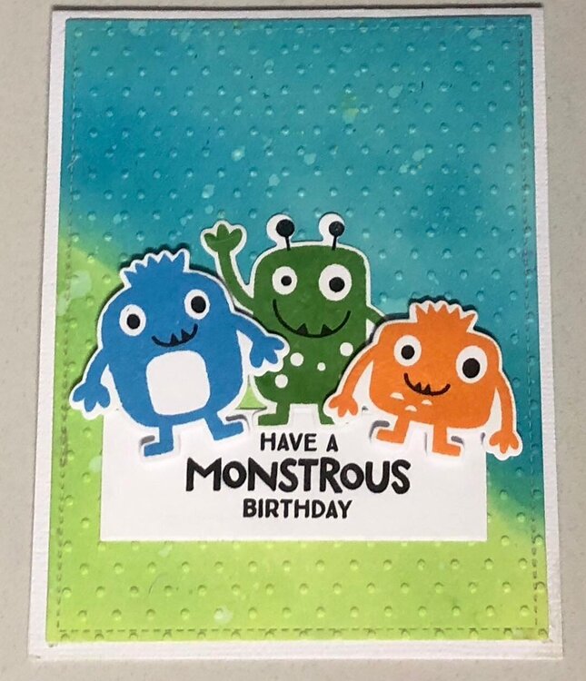 Monstrous Birthday Card