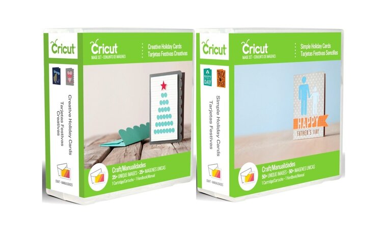 Cricut SIMPLE HOLIDAY CARDS &amp; CREATIVE HOLIDAY CARDS Cartridge BUNDLE !!!