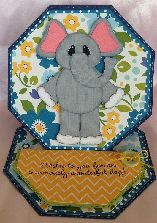 Elephant Easel Card