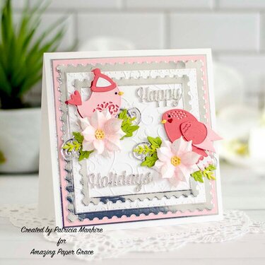 An Amazing Pink Christmas Card