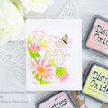 Amazing Paper Grace Stenciled Thank You Card