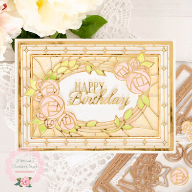 Amazing Paper Grace Stained Glass Birthday Wishes
