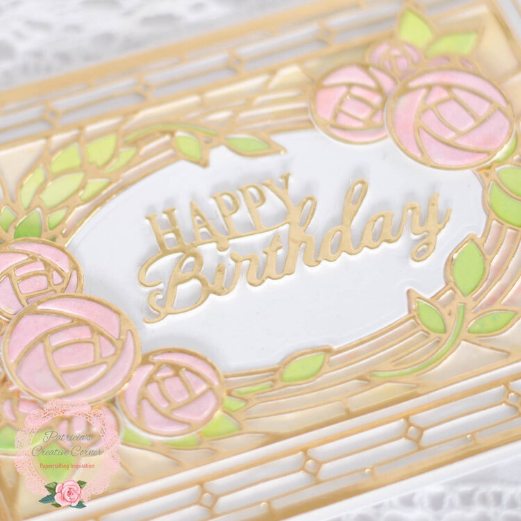 Amazing Paper Grace Stained Glass Birthday Wishes
