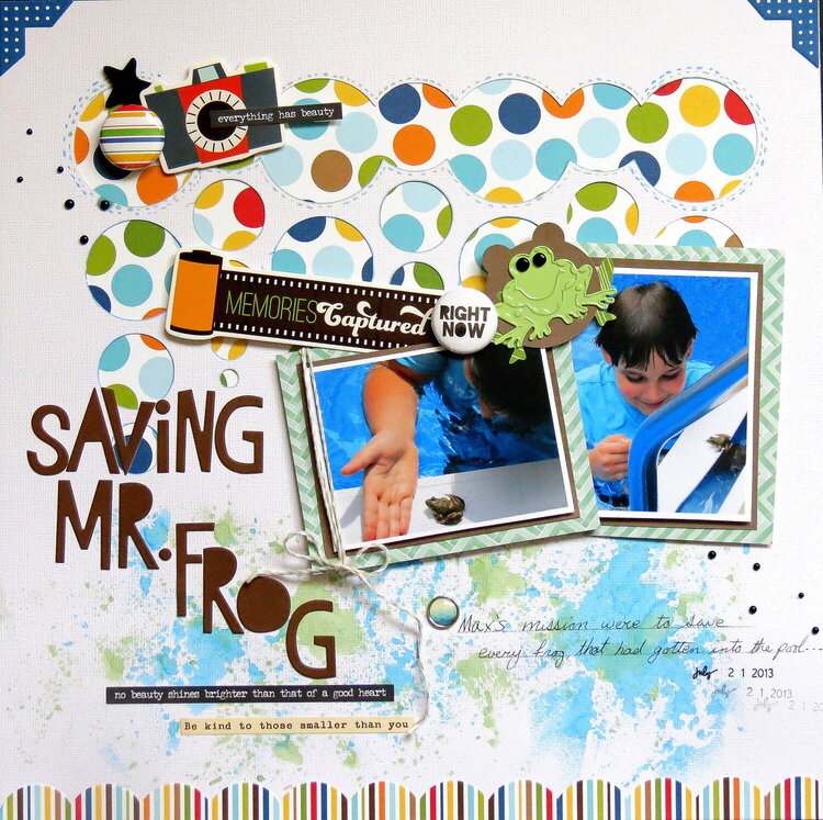 Saving Mr. Frog...