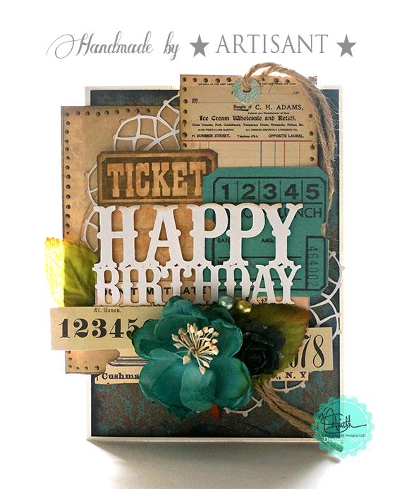 Masculine Birthday card - Tutorial