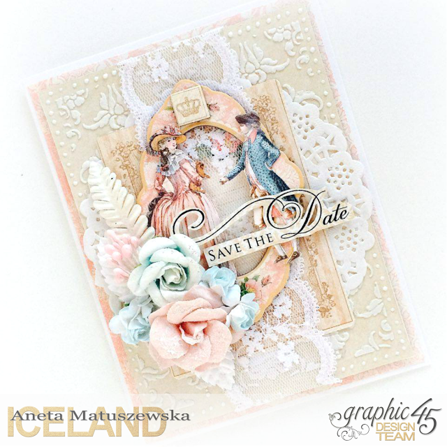 Wedding card for Graphic 45