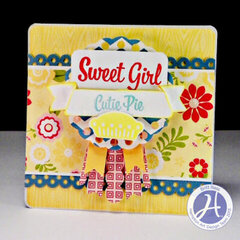 Sweet Girl card by Britt Bass