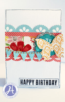 Happy Birthday card by Leanne Allinson