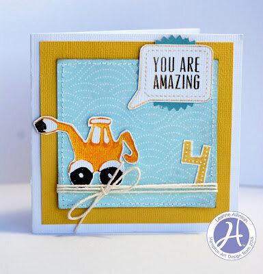 You Are Amazing card by Leanne Allinson