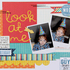 Look at Me layout by Kim Holmes