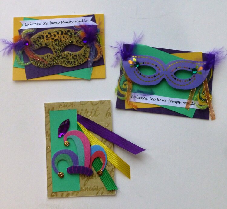 phyllis&#039; Feb ATCs-mardi Gras