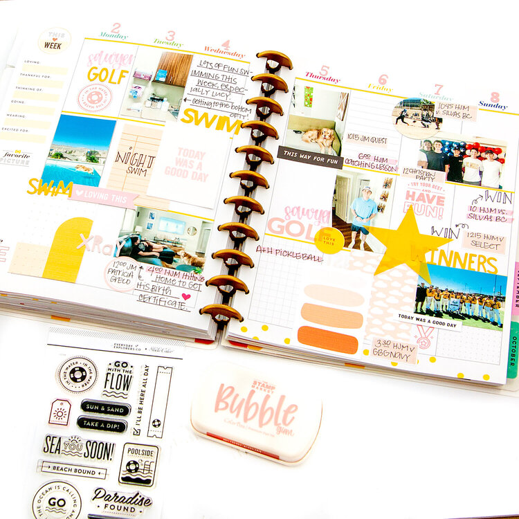 Memory Planner! Big Happy Planner + Stamping and Printables