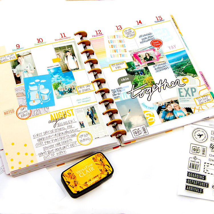 Memory Planner! Big Happy Planner + Stamping and Printables