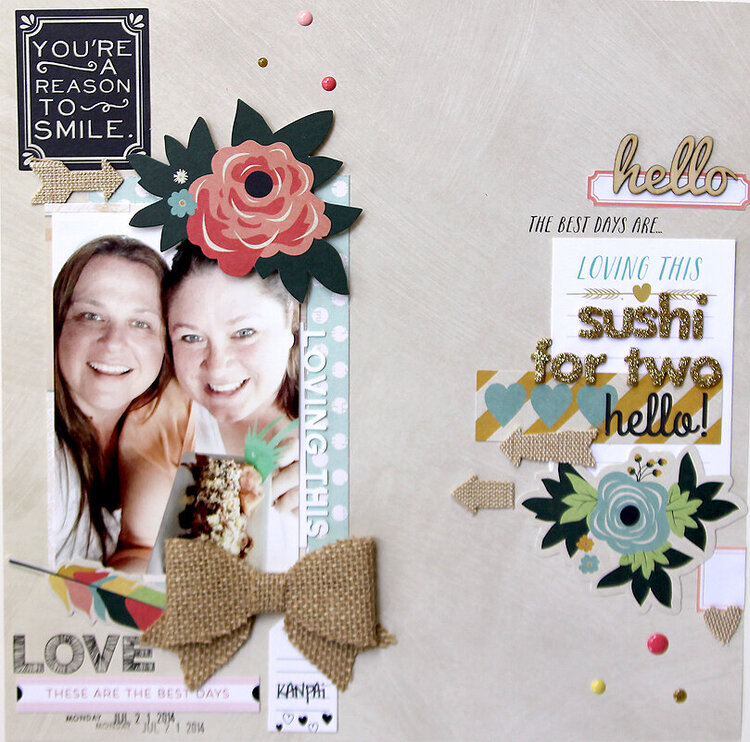Sushi For Two {Scraptastic Kit Club}