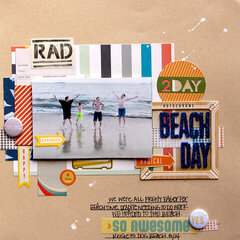 Beach Day {Scraptastic Club}