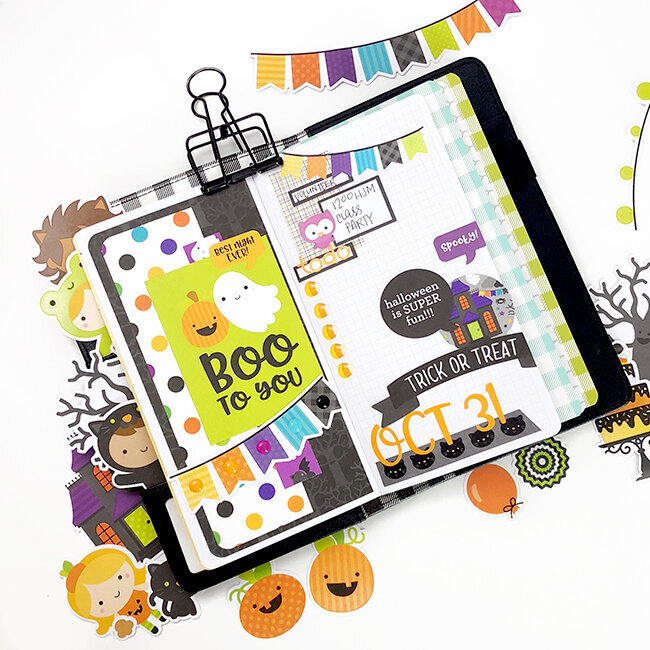 Doodlebug Designs Travelers Notebook + Pumpkin Party Planner