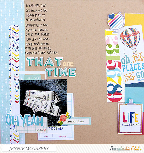 That One Time {Scraptastic Club}