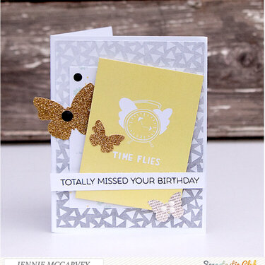 Totally Missed Your Birthday {Scraptastic Club}