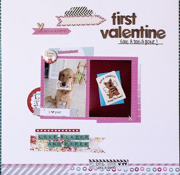 first valentine {chic tags}