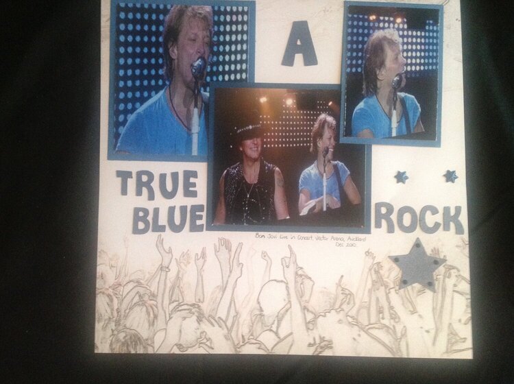 A True Blue Rock Star - LO 3 for Boys will be boys Challenge