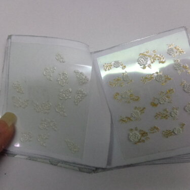 nail sticker booklet insite