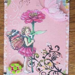 Fairy Happy Birthday Card