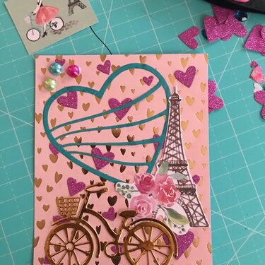 Eiffel &amp;amp; Bike card