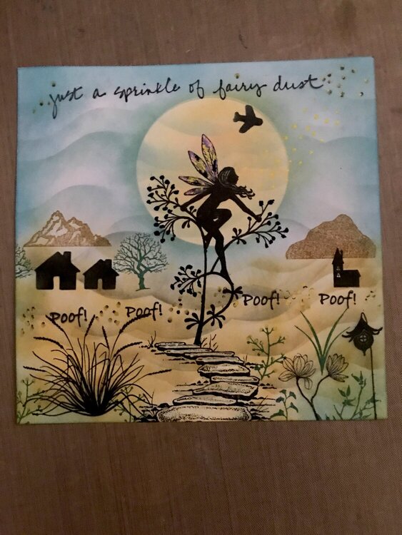 Tree angel Art journal