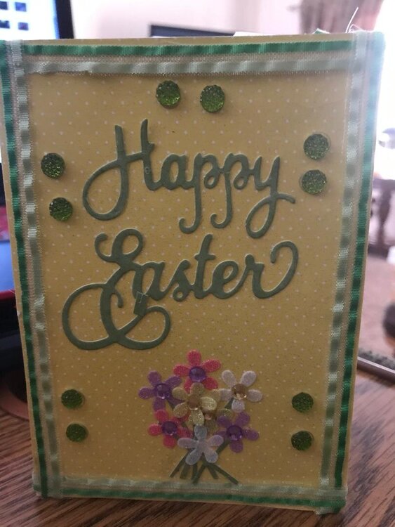 Thanks scrapperb2 for my beautiful Easter Card