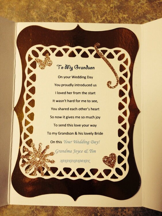 Wedding Card (Inside)