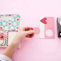 Valentine DIY Cupcake Toppers using Project Life Mini Kit