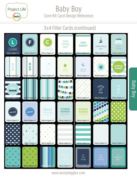 Digital Project Life Baby Boy Edition Paper Pack 2 – digitalprojectlife