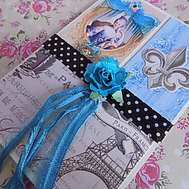 Marie Antoinette Inspired Card