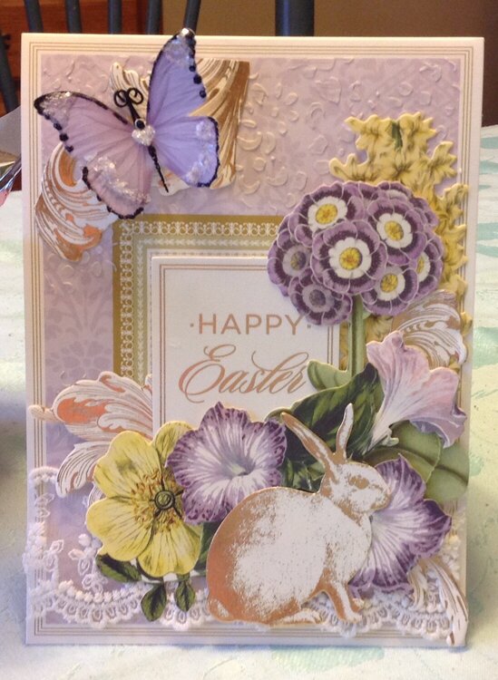 Easter card - AG and Reneabouquets