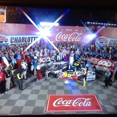 JIMMIE JOHNSON WINS THE COKE 600 AT CHARLOTTE MOTOR SPEEDWAY!!!!!!!
