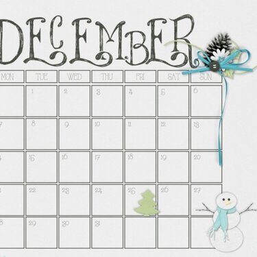 December Calendar