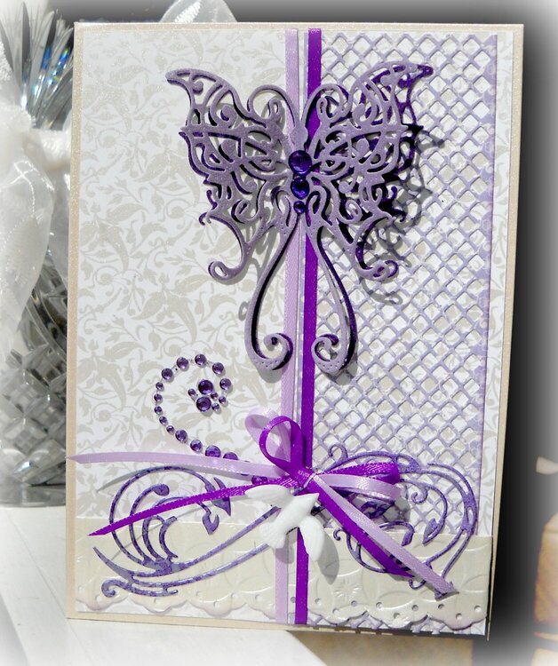 Purple Mother&#039;s Day Card