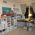 Messy Scrapbook Room as of Dec 2012