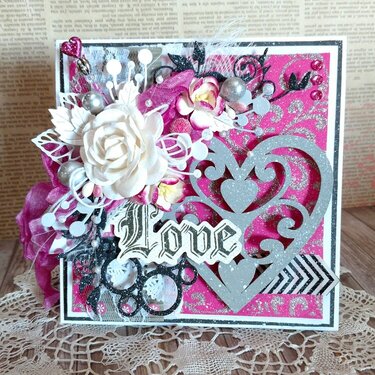 Pink Love Card