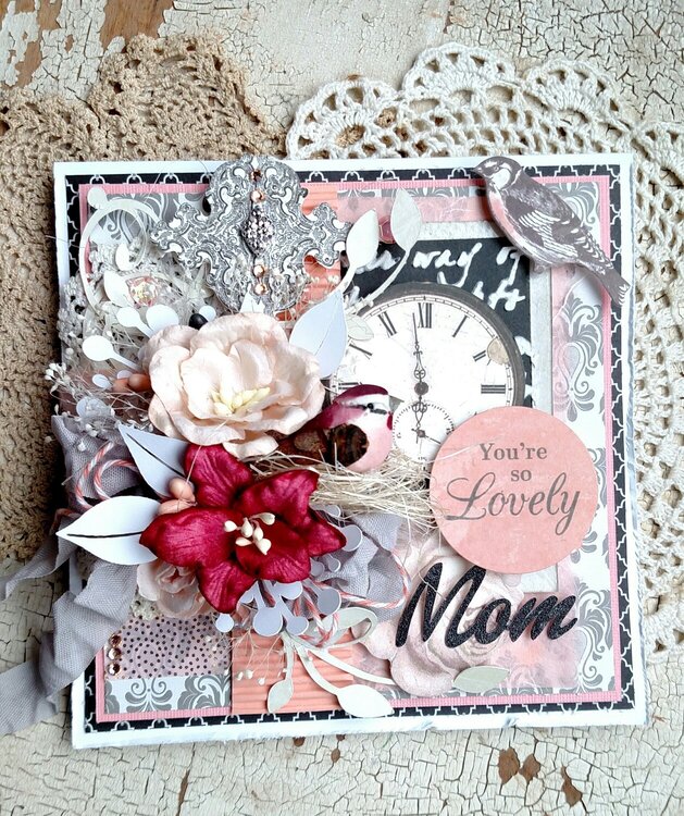 Peach Happy Mother&#039;s Day Card